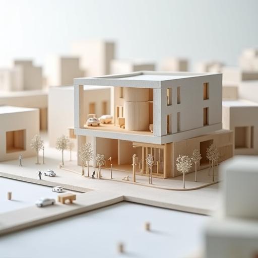 주변 도시 환경과 조화를 이루는 건축 모델